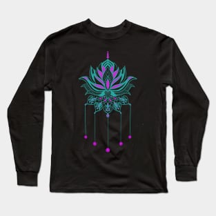 Lace Lotus Long Sleeve T-Shirt